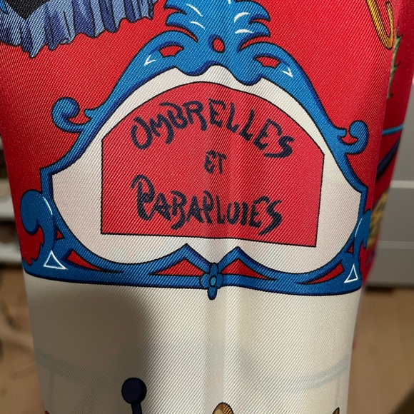 Hermes Ombrelles et parapluies Silk Scarf-Authentic - Picture 3 of 9